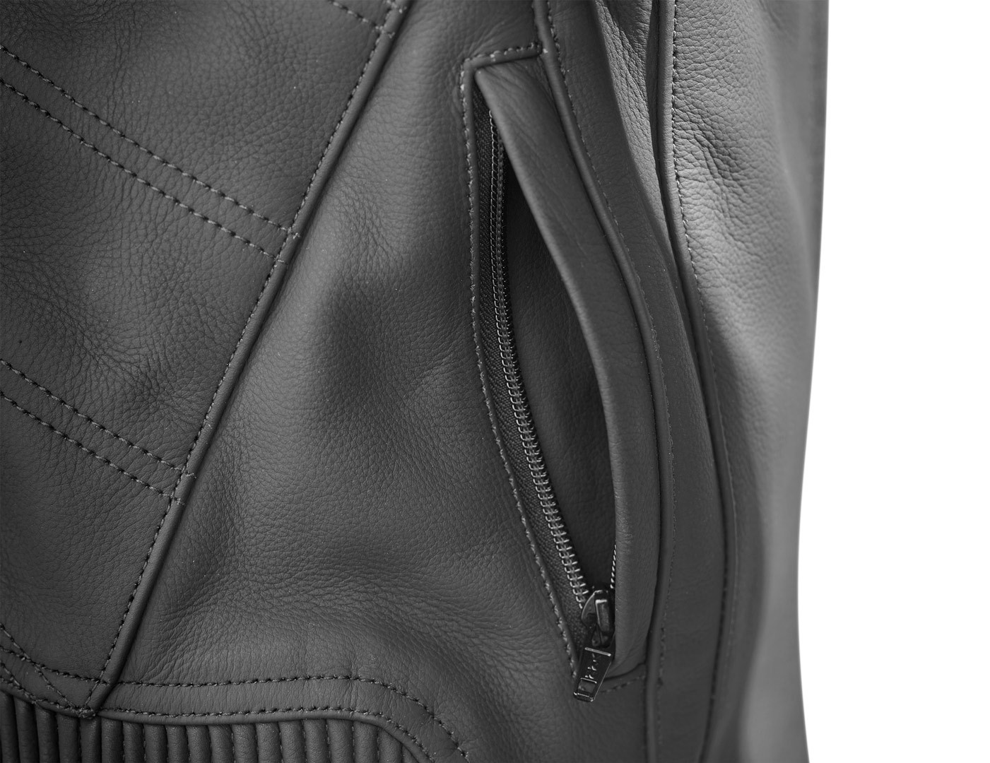 Bogotto Misano Two Piece Motorcycle Leather Suit black/grey 60 Figure 4
