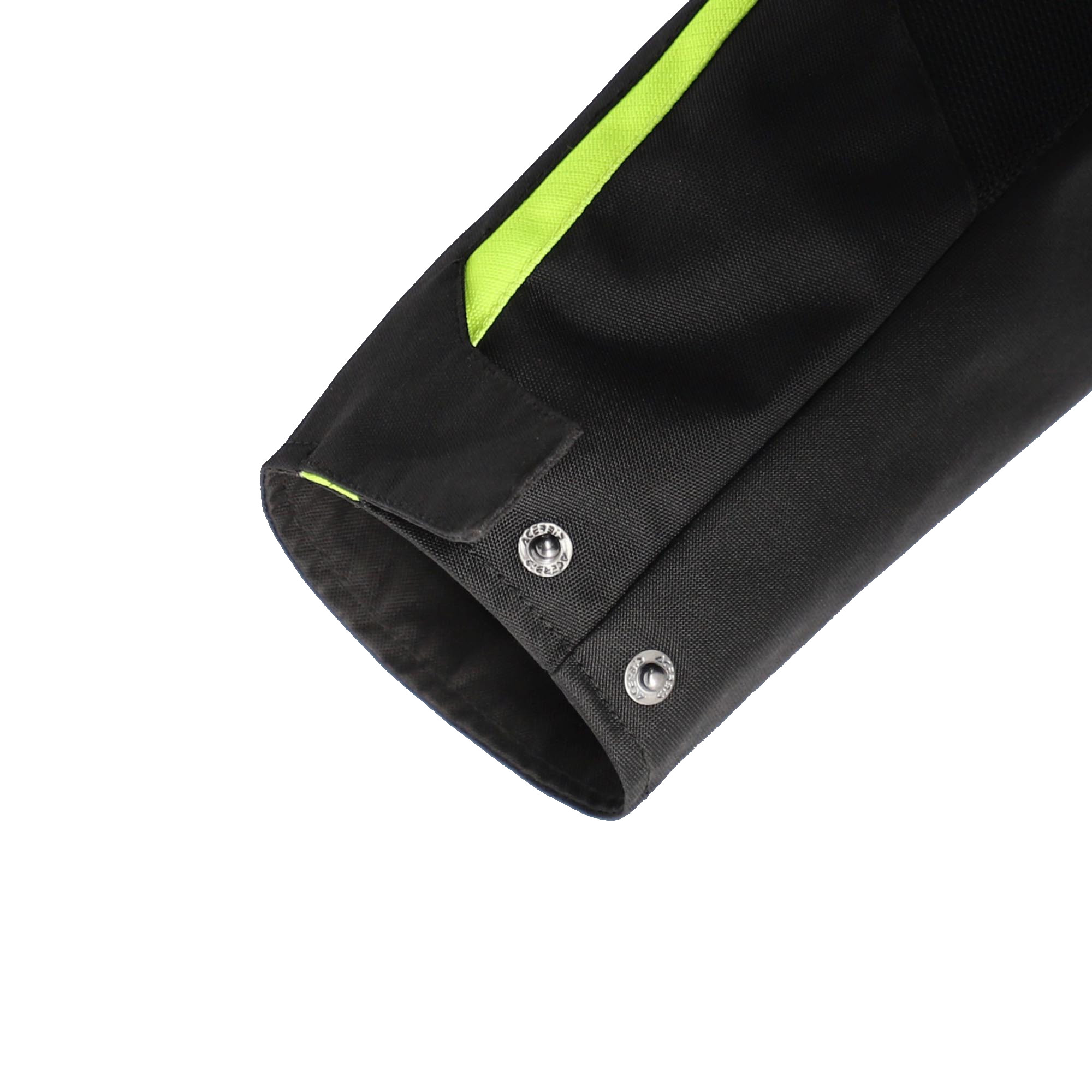 Acerbis Ramsey Vented Long Motorcycle Textile Jacket black/yellow XXL Figure 8