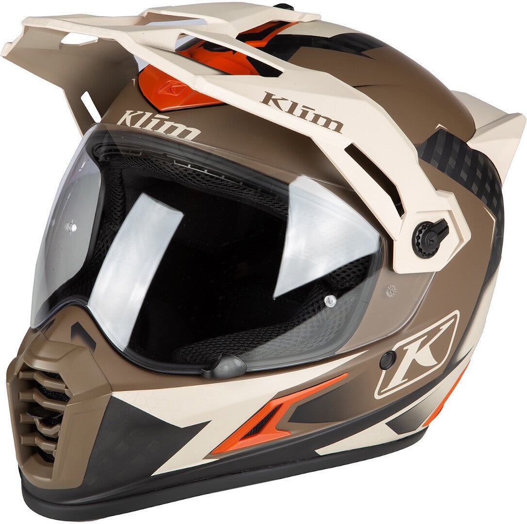 Klim Krios Pro Charger Casco da motocross Marrone opaco L (59/60) Figura 1