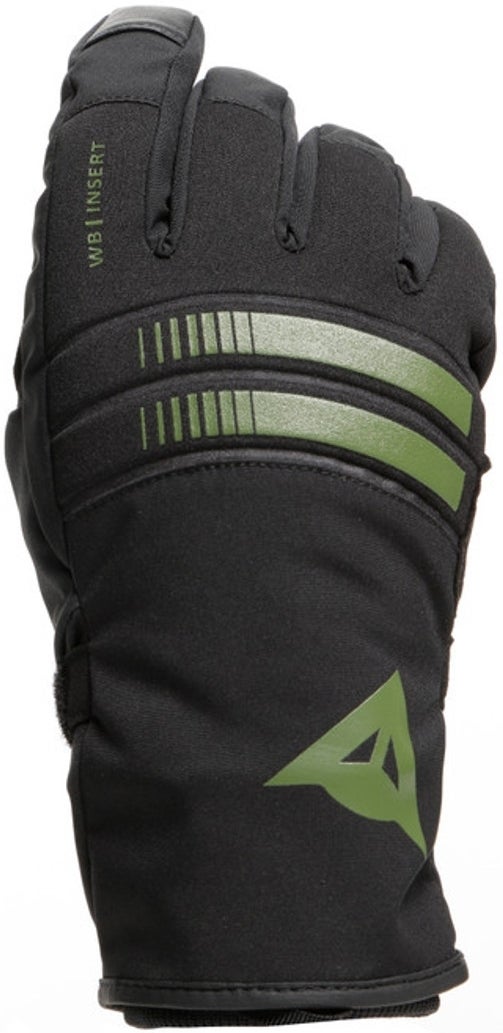 Dainese Plaza 3 D-Dry Damer Motorcykel Handsker sort/grøn S Figur 6