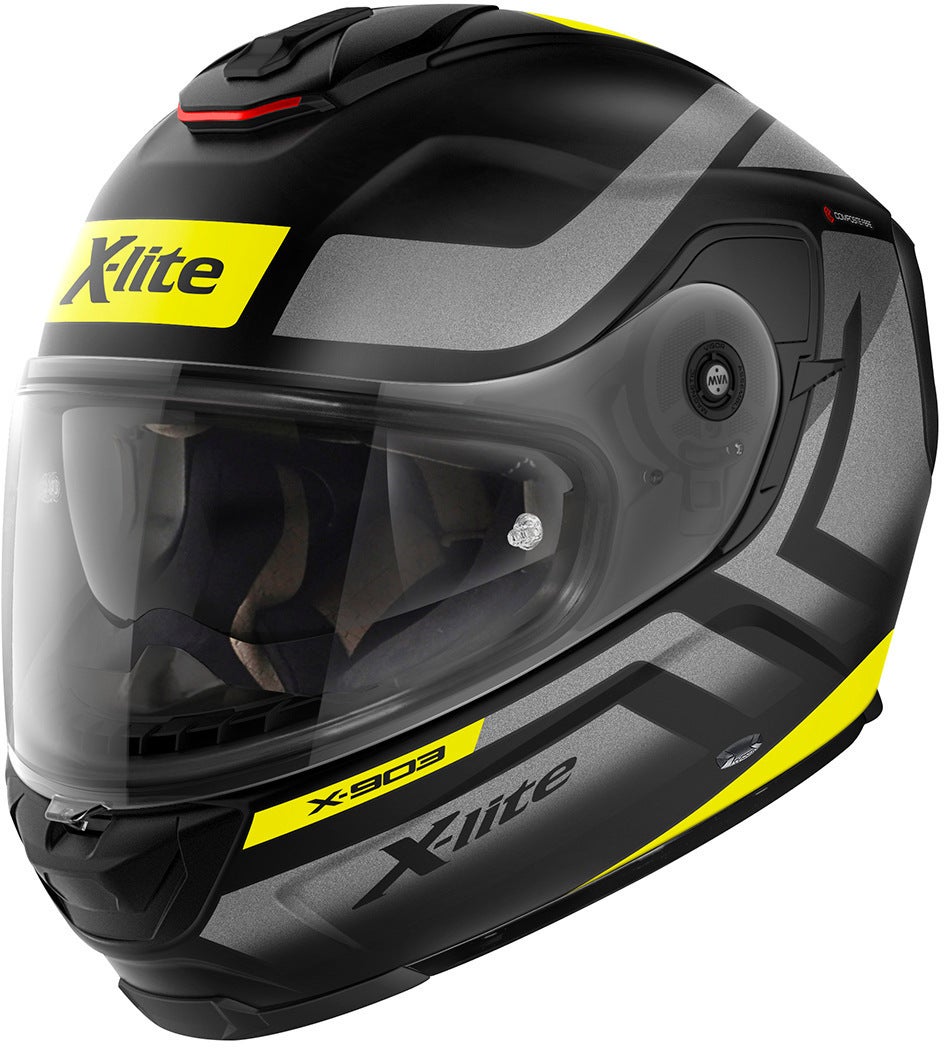 X-lite X-903 Airborne N-Com Capacete amarelo/preto/prata S (56) Figura 1
