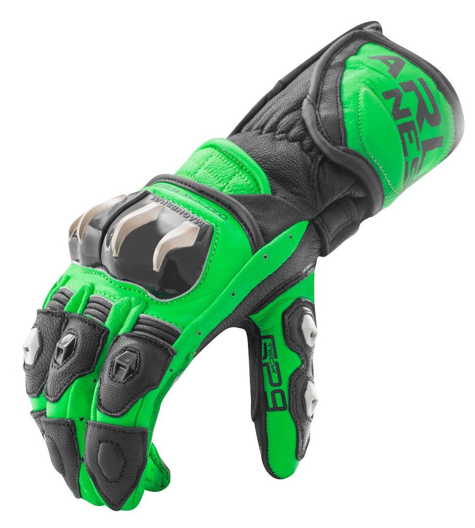 Arlen Ness Sugello Gants de moto Vert/Noir 2XL Figure 2