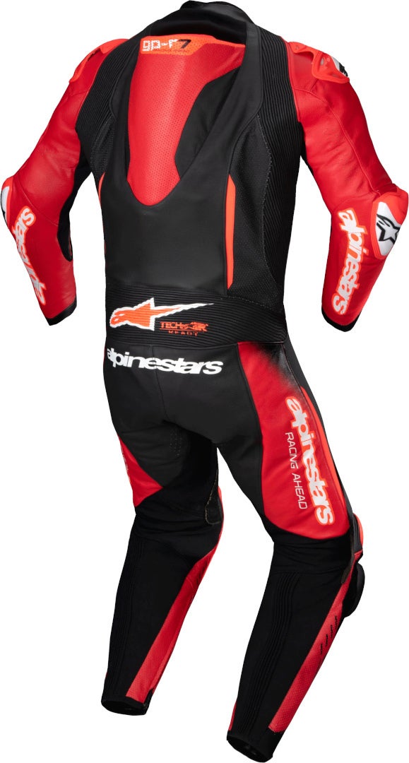 Alpinestars GP-R7 1피스 오토바이 가죽 슈트 검정/빨강 46 그림 2