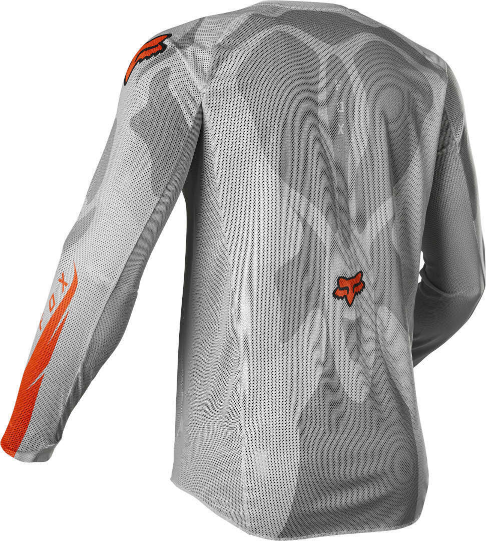 FOX Airline Exo Motocross Jersey grau/orange XL Abbildung 2