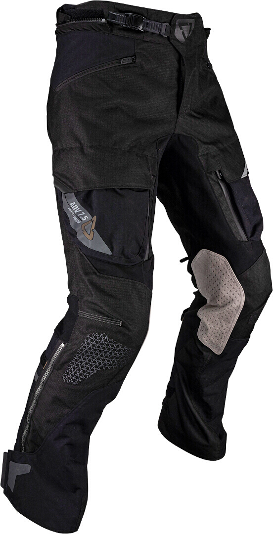 Leatt ADV Multitour 7.5 waterproof Motorcycle Textile Pants dark grey M Figure 2