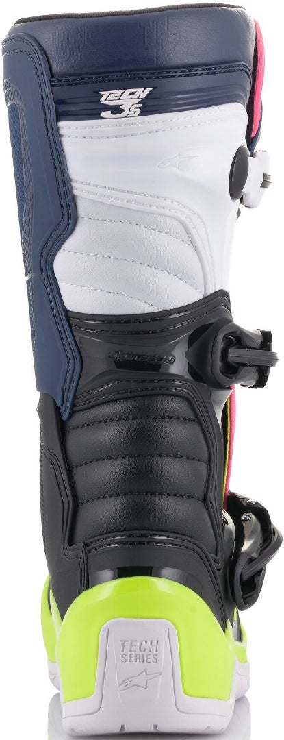 Alpinestars Tech 3S Ungdom Motocross Støvler sort/blå/gul 35,5 Figur 4