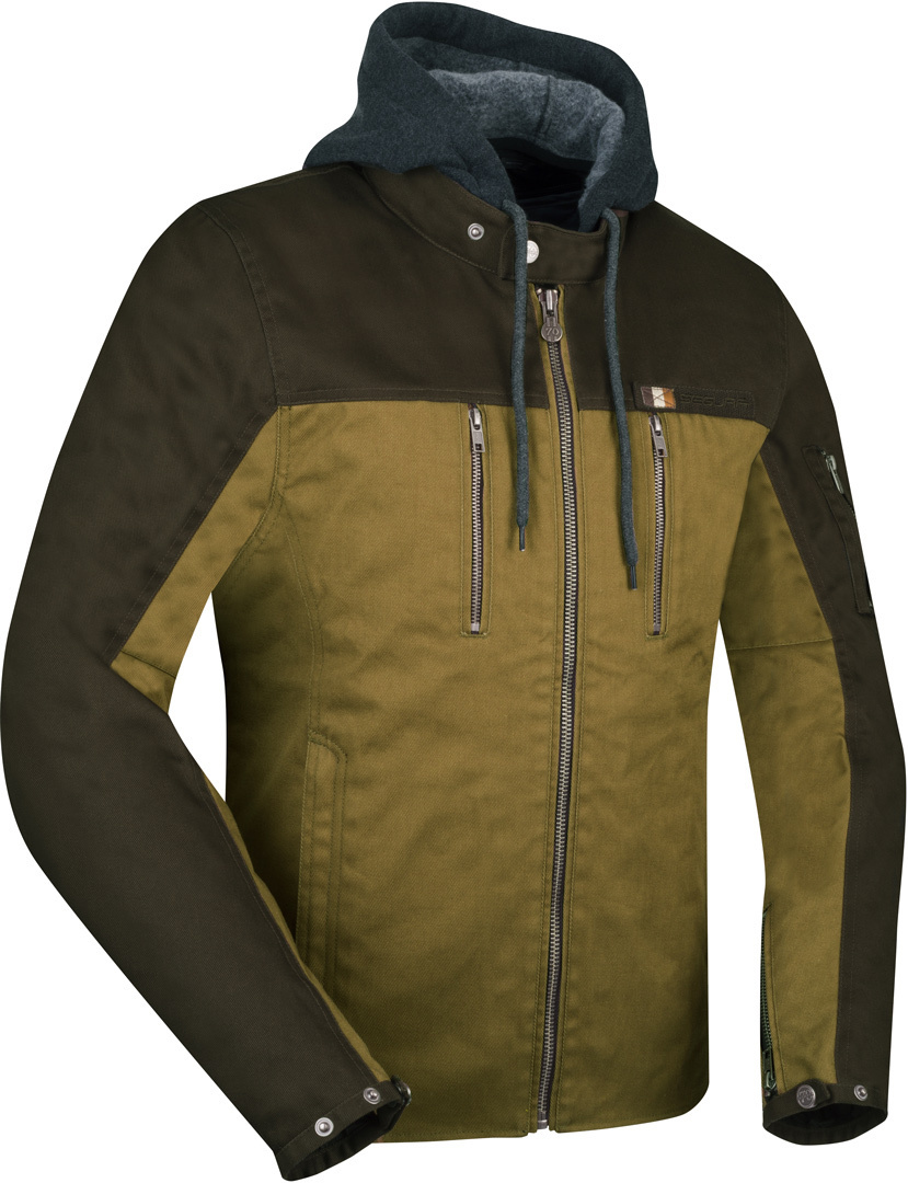 Segura Presto waterproof Motorcycle Textile Jacket brown/sand L Figure 1