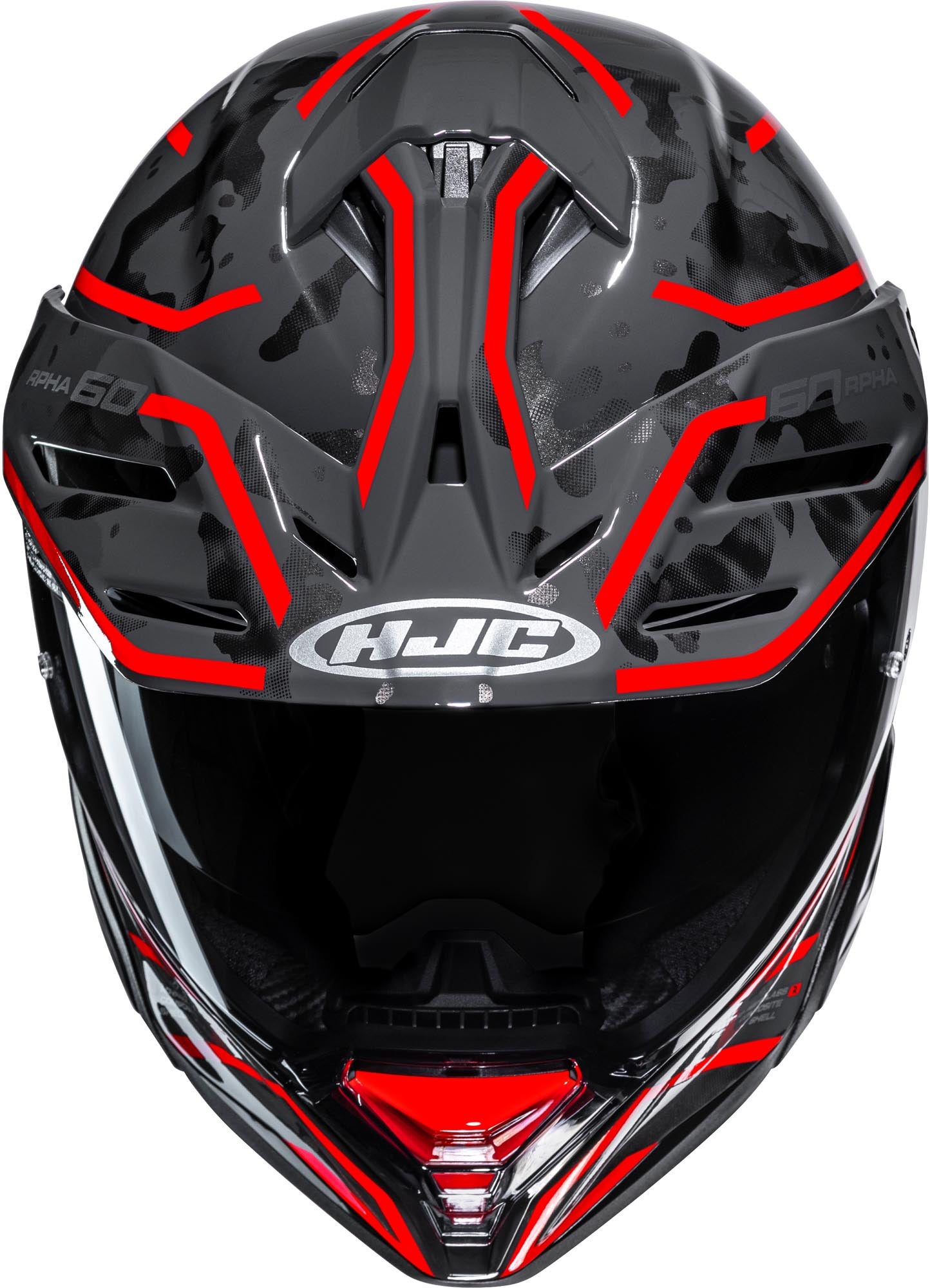 HJC RPHA 60 Kiva Enduro Helmet black/red M (57/58) Figure 5