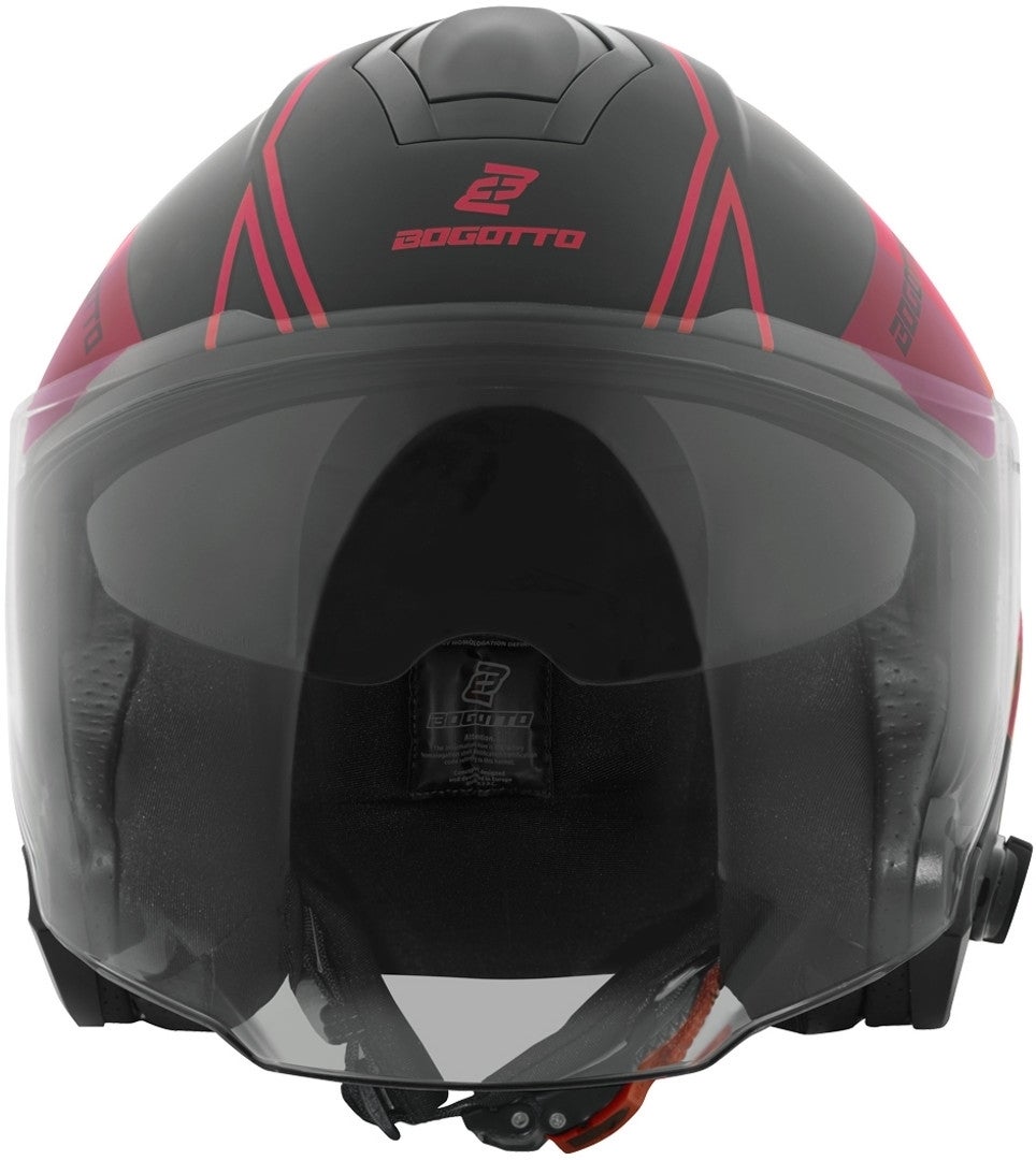 Bogotto V586 Detri BT Casca cu reacție Bluetooth Negru/Roșu M Figura 6