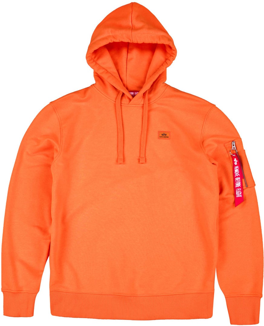 Alpha Industries X-Fit Hoodie orange XS Figure 8