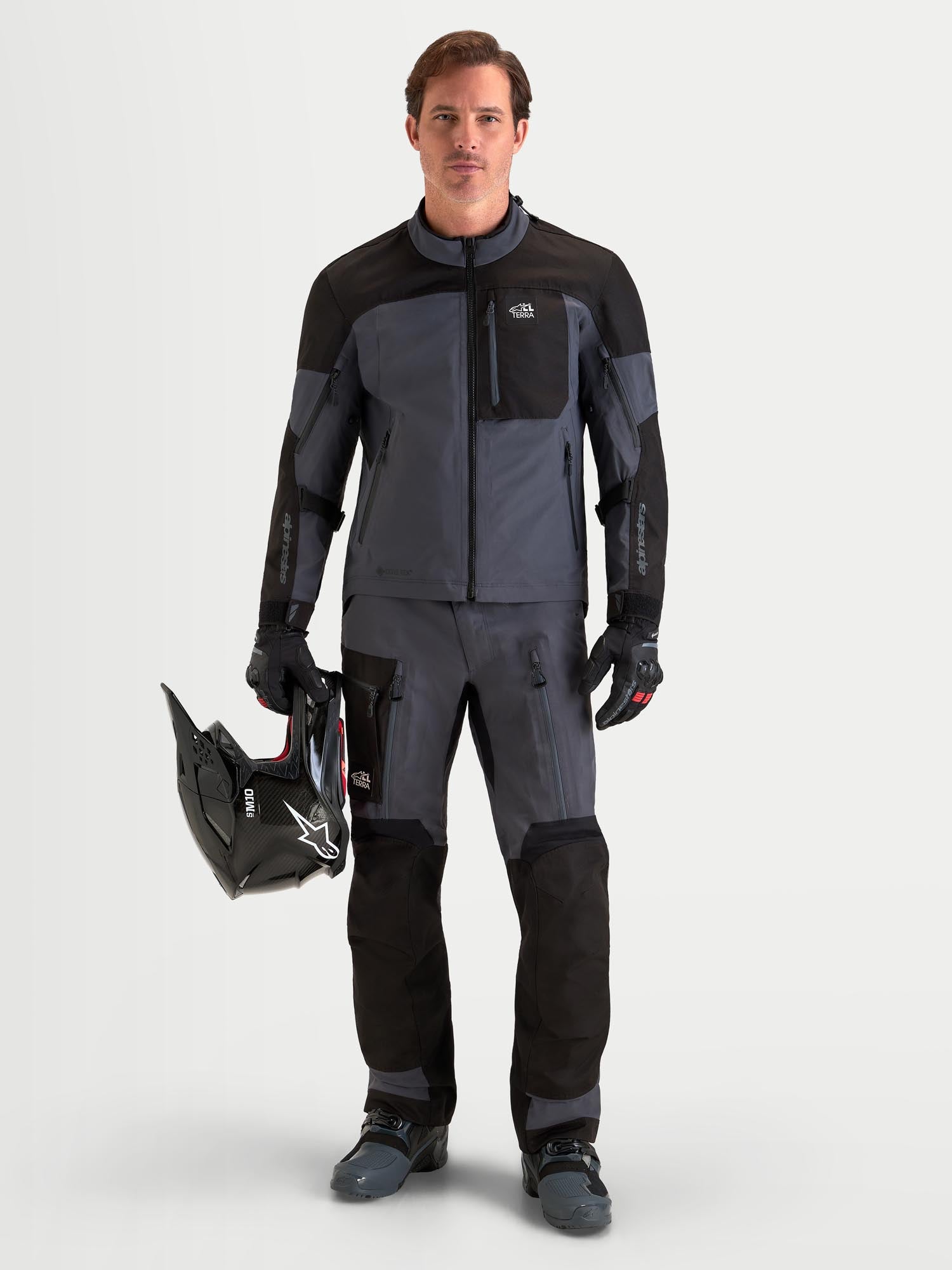 Alpinestars Arenis Gore-Tex Veste textile moto imperméable noir/gris foncé 2XL Figure 8