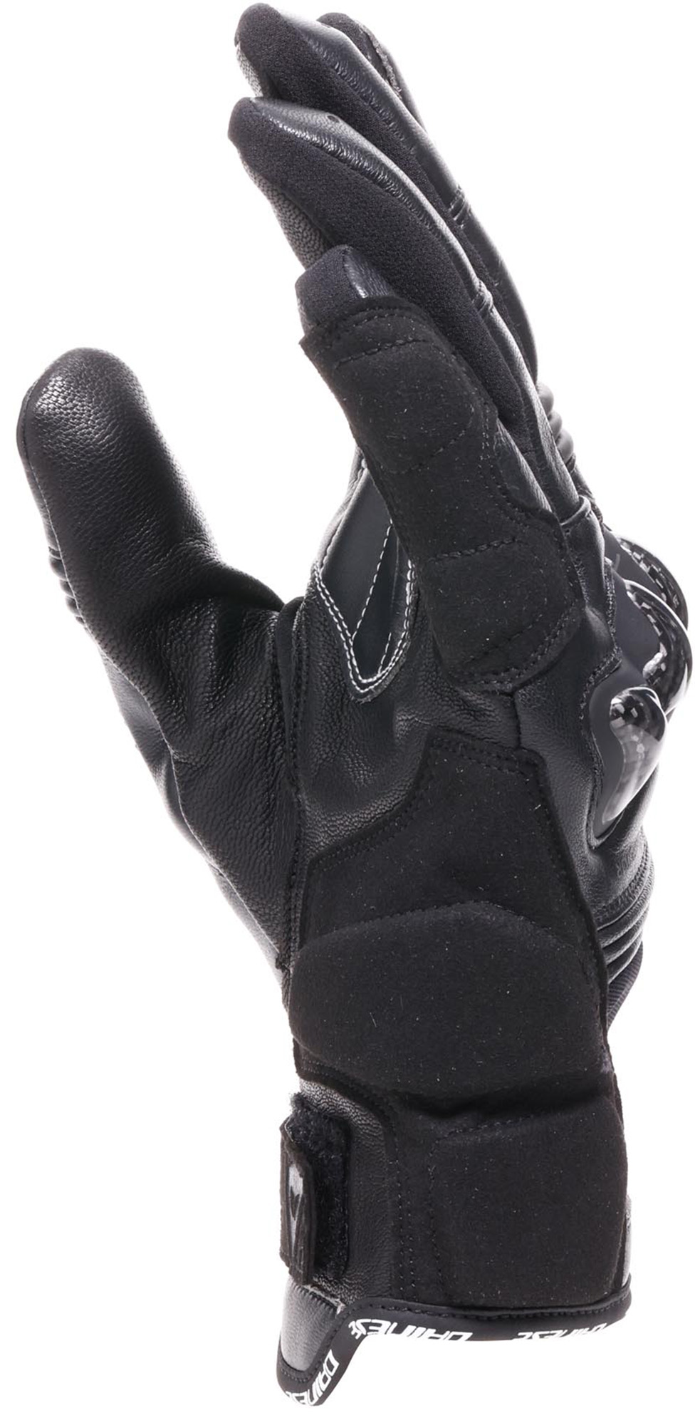 Dainese Reacto Carbon Short モーターサイクルグローブ 黒/無煙炭 S 図4