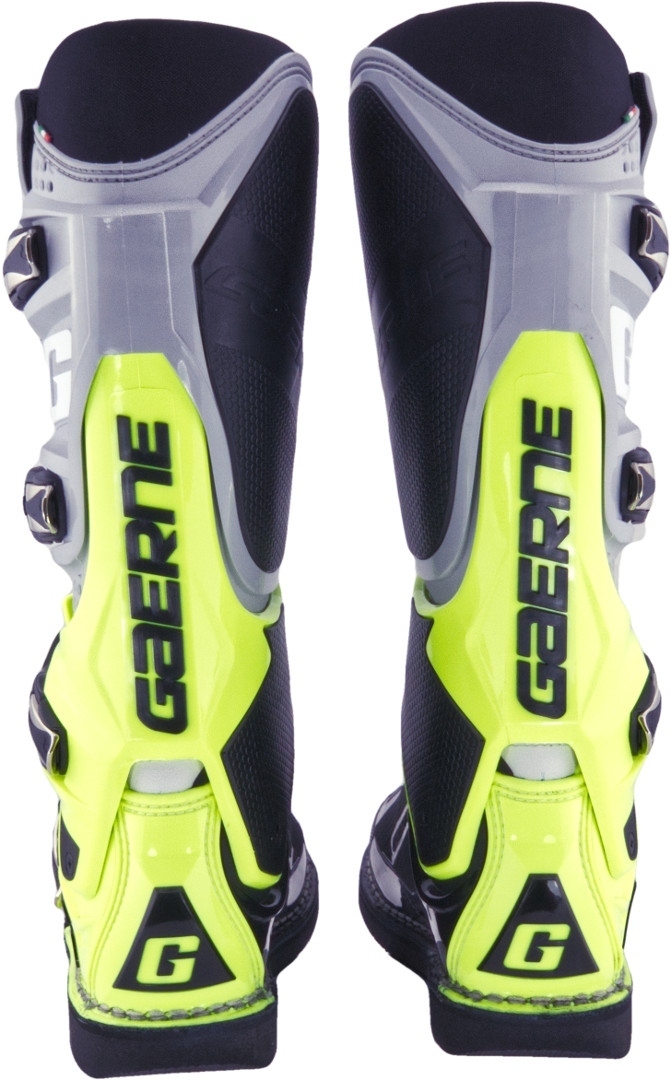 Gaerne SG-12 Motocross Boots grey/black/yellow 43 Figure 4