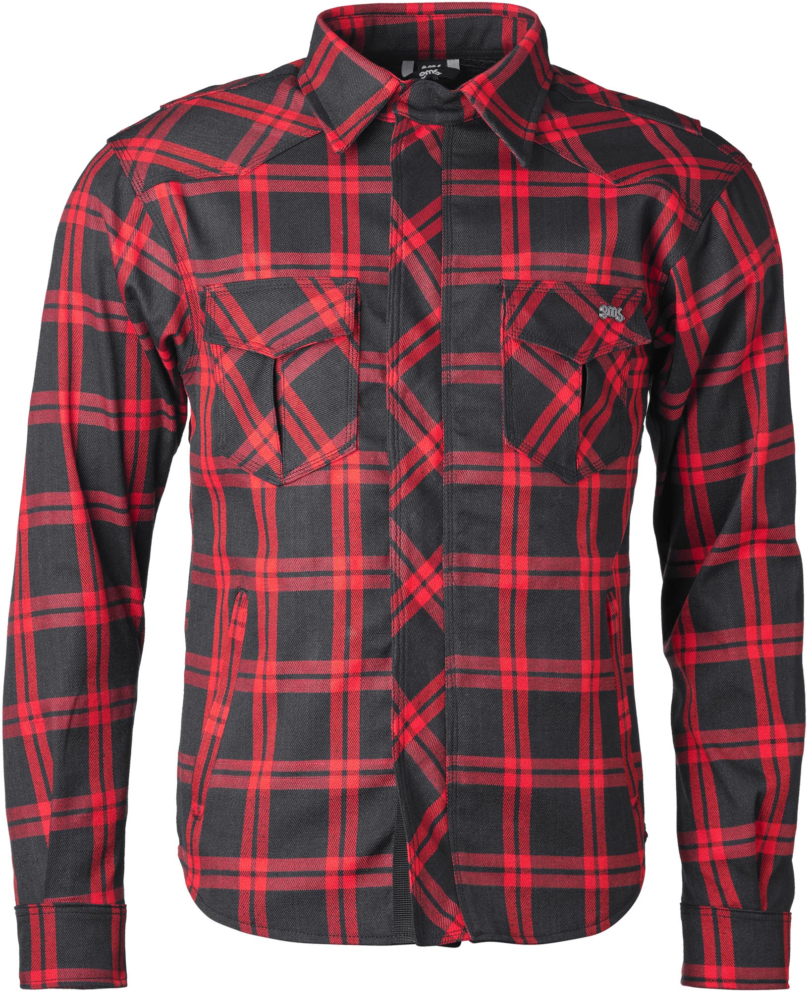 GMS Jaguar Neo Chemise de moto noir/rouge S Figure 1