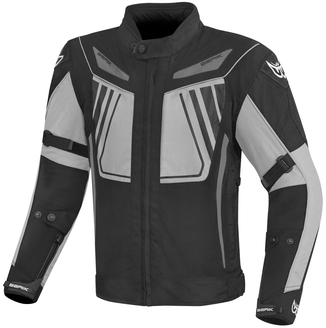 Berik Nardo Evo Giacca mototessera impermeabile nero/grigio 56 Figura 1