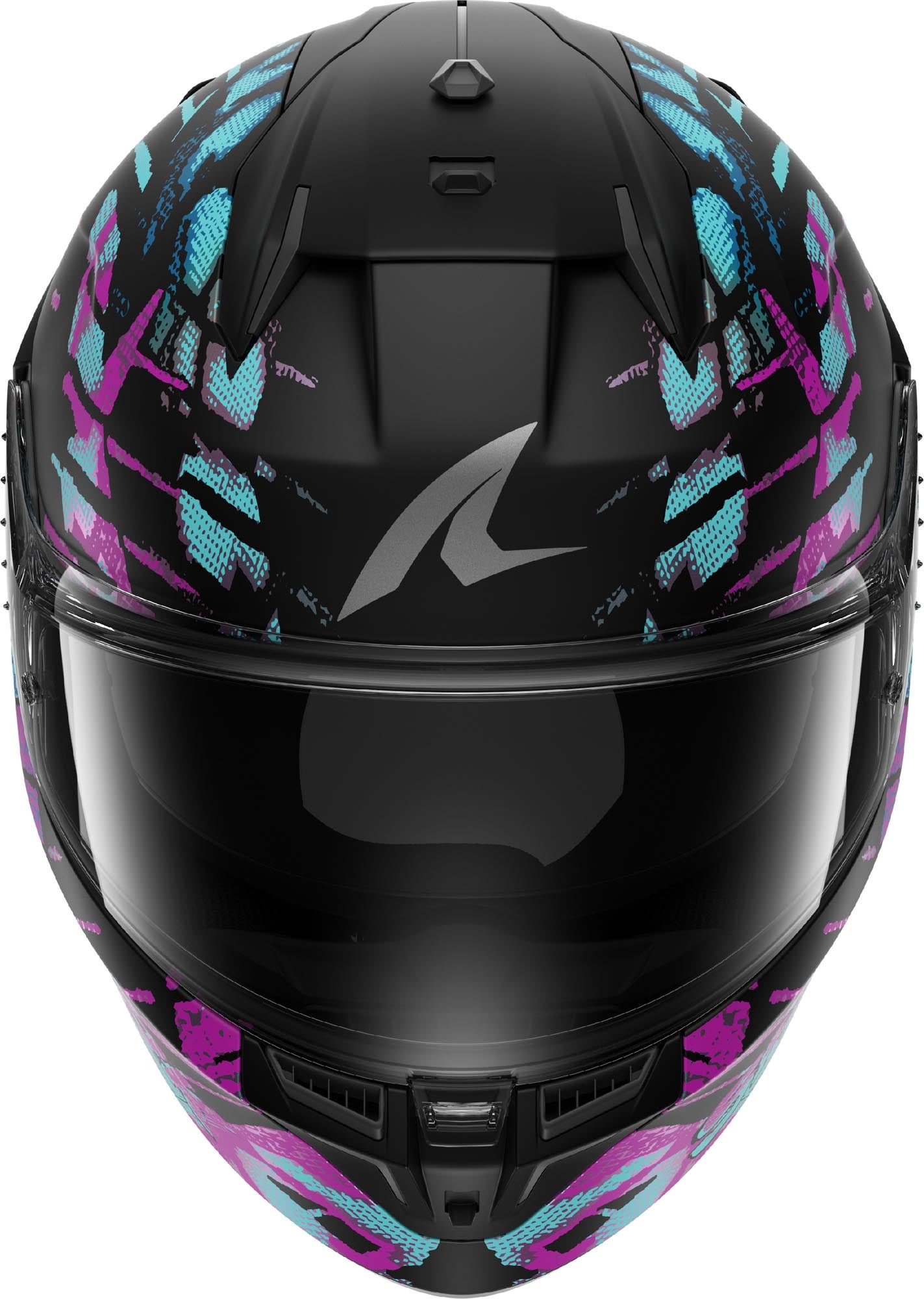 Shark D-Skwal 3 Reptaia Helm schwarz matt/lila L (59/60) Abbildung 3