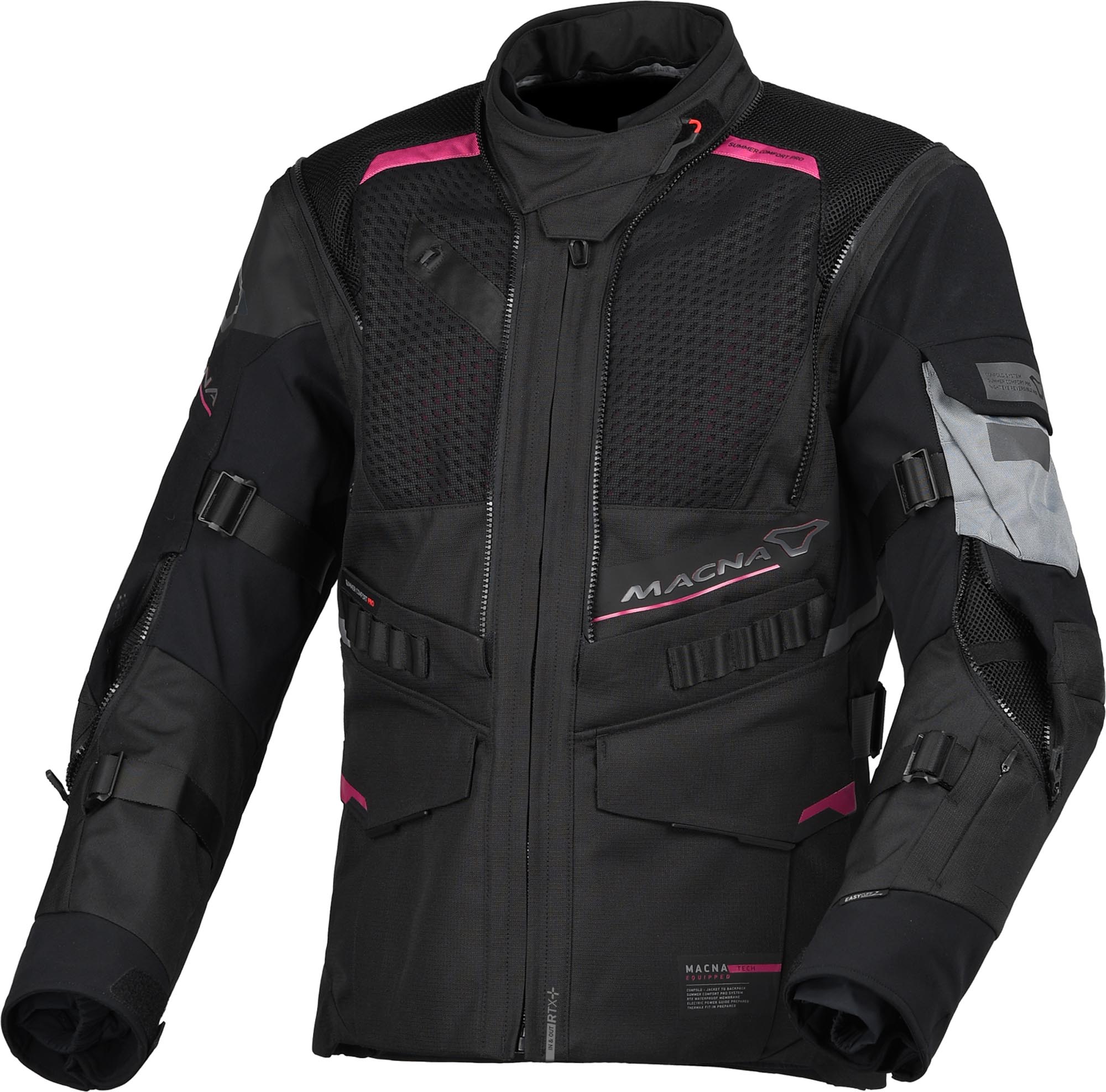 Macna Flexodus waterproof Ladies Motorcycle Textile Jacket black XL Figure 3