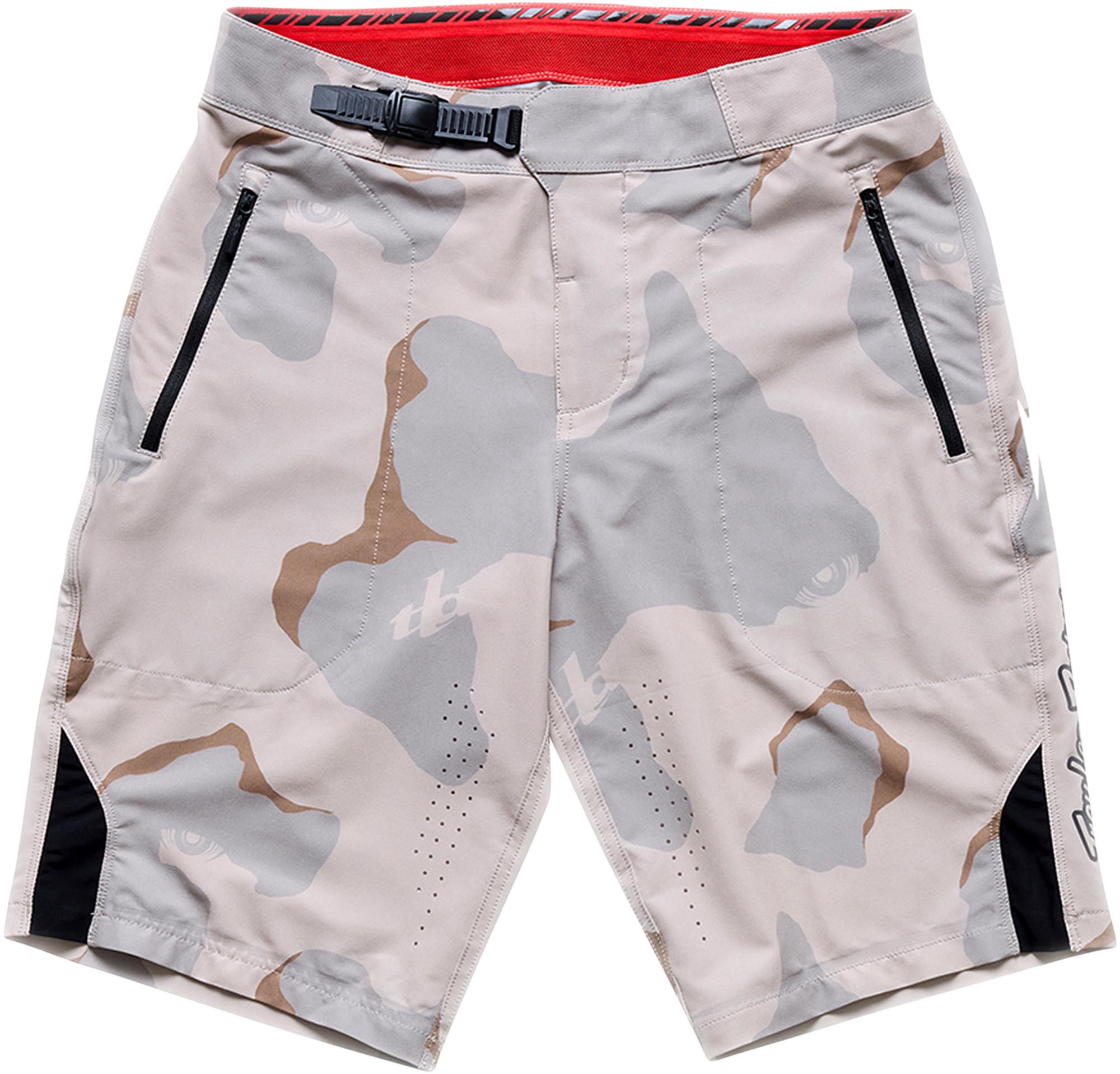 Troy Lee Designs Skyline Pro Shell Flow Camo 자전거 쇼츠 위장-회색 31 그림 1