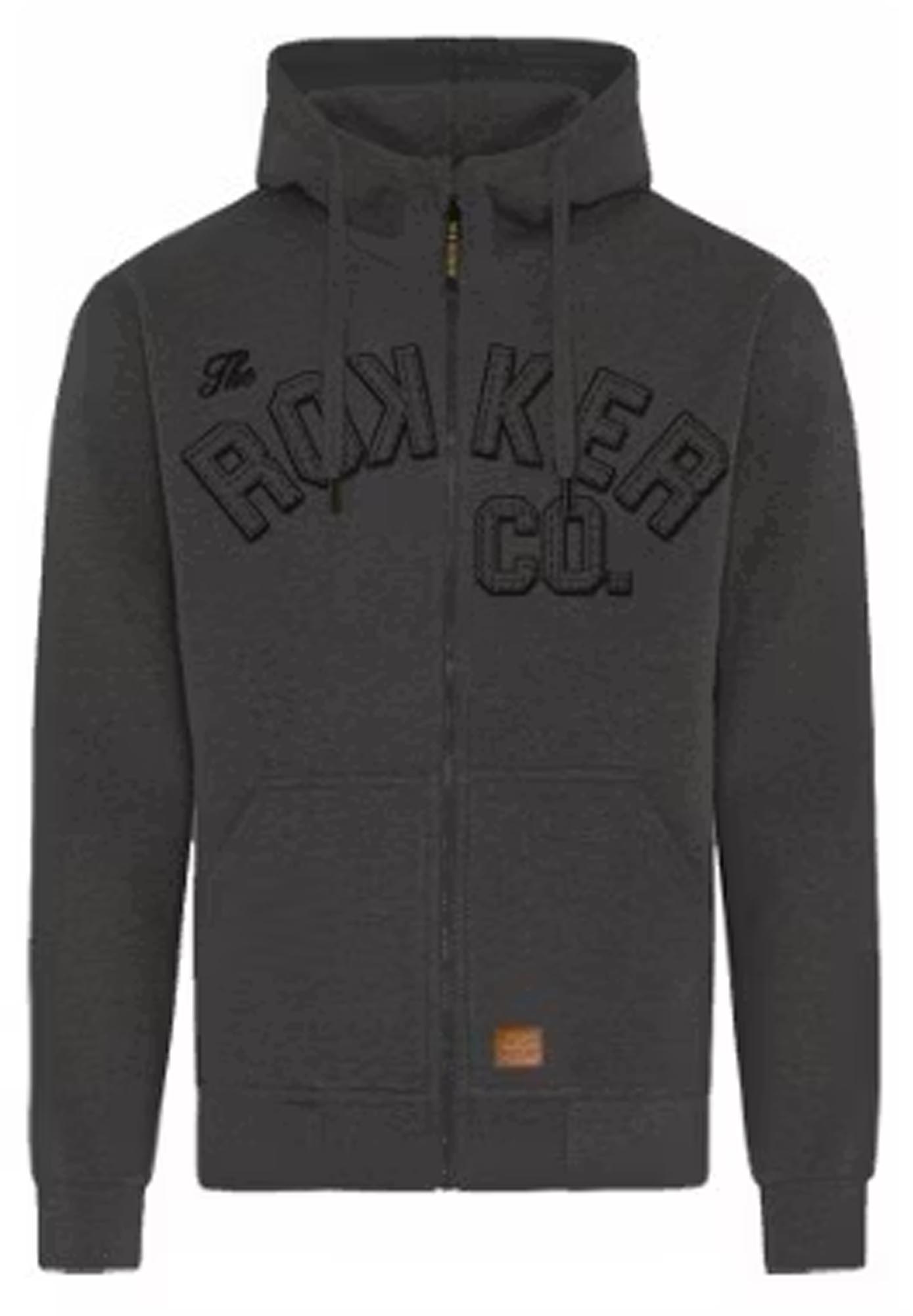 Rokker TRC Zip Huppari Antrasiitti/musta S Kuva 1