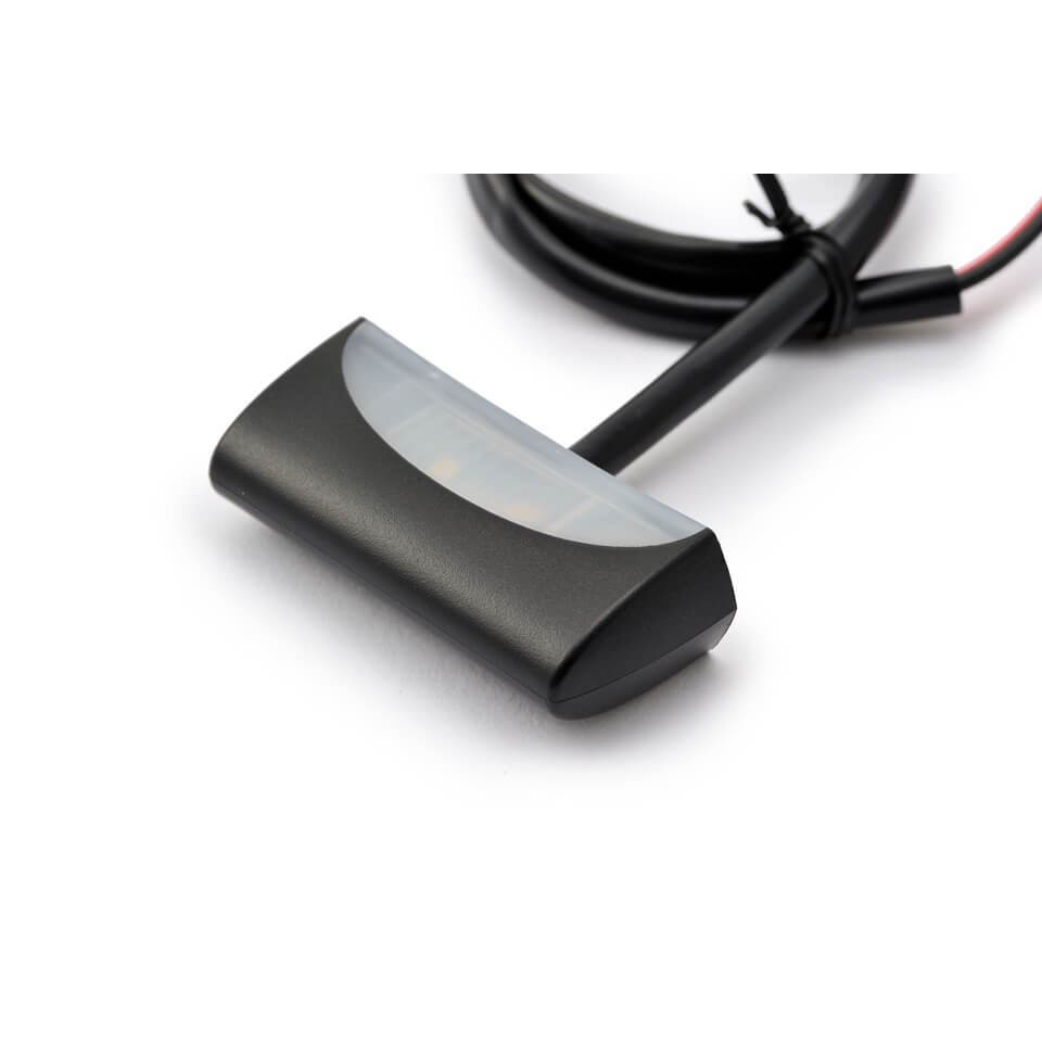 DAYTONA Corp. Kennzeichenbeleuchtung, schwarz, E-gepr. Figura 1