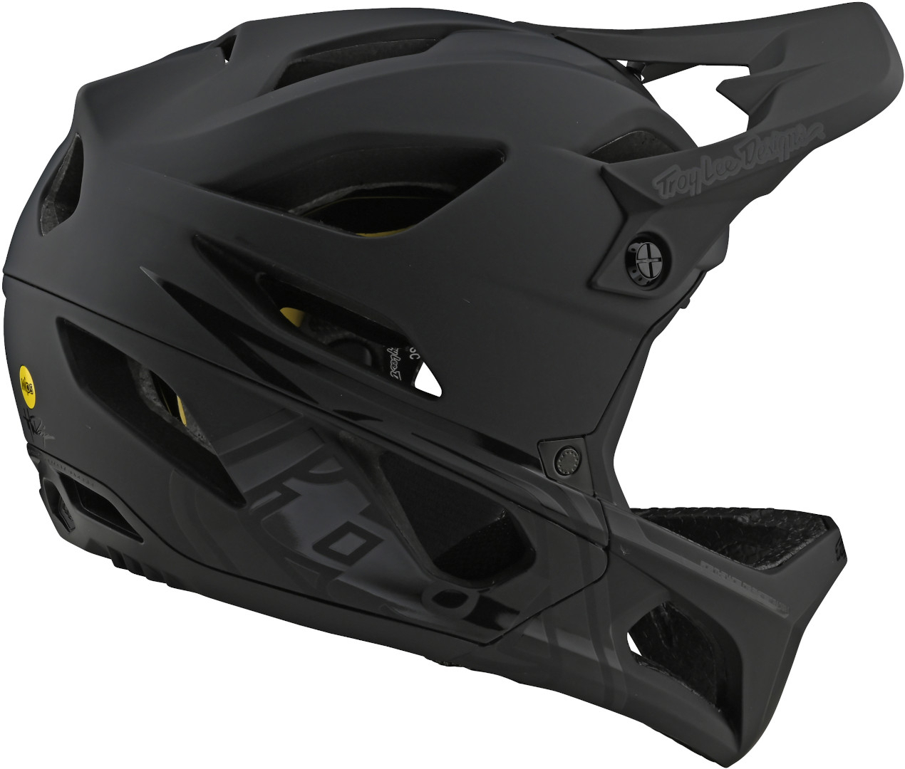 Troy Lee Designs Stage Stealth MIPS Hjälm Black Matt XS/S Figur 5