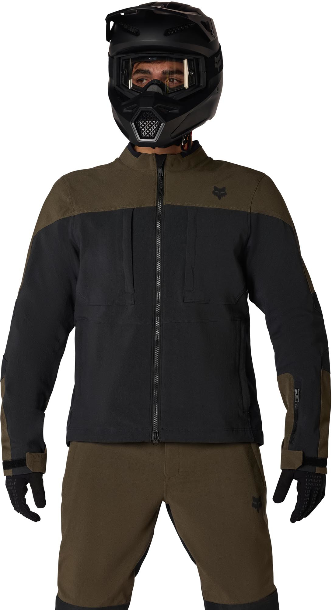 FOX Ranger Air CE ADV Veste de motocross Vert militaire M Figure 3