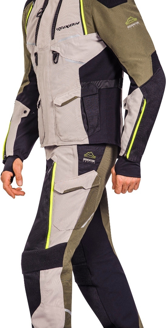Ixon Eddas Motorcycle Textile Jacket black/olive M Figure 5