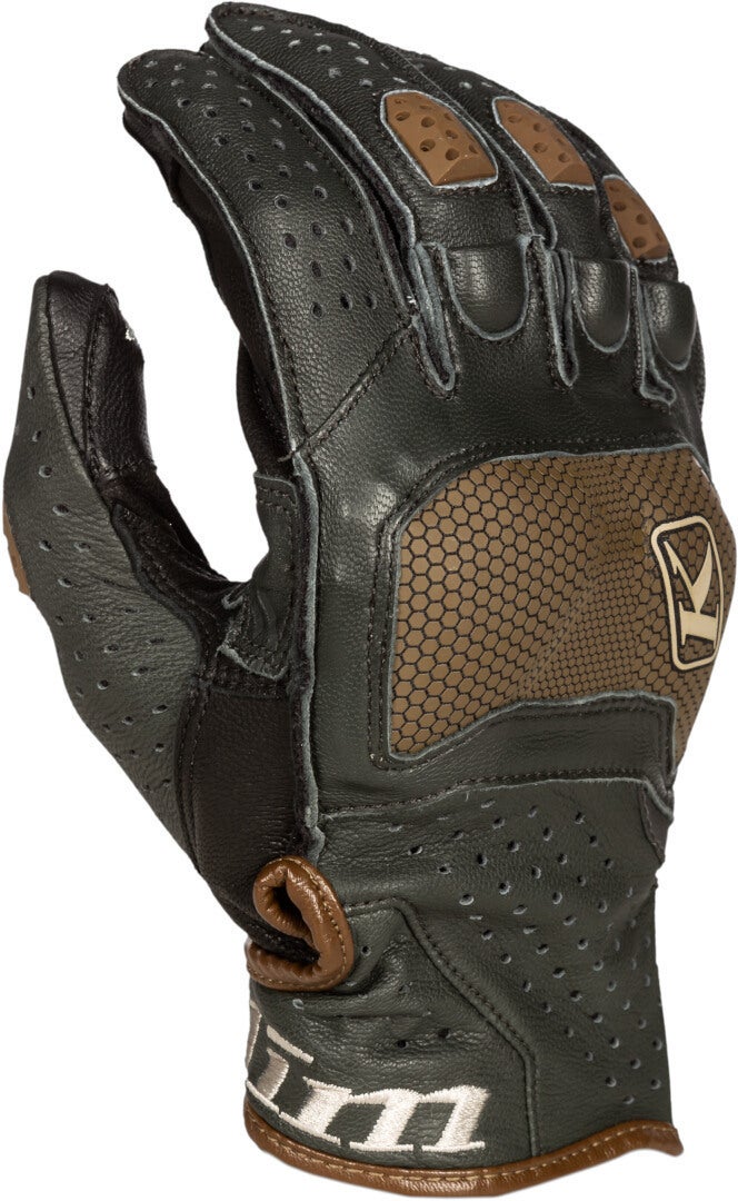 Klim Badlands Aero Pro Short 2024 Motorcycle Gloves black/brown 3XL Figure 1