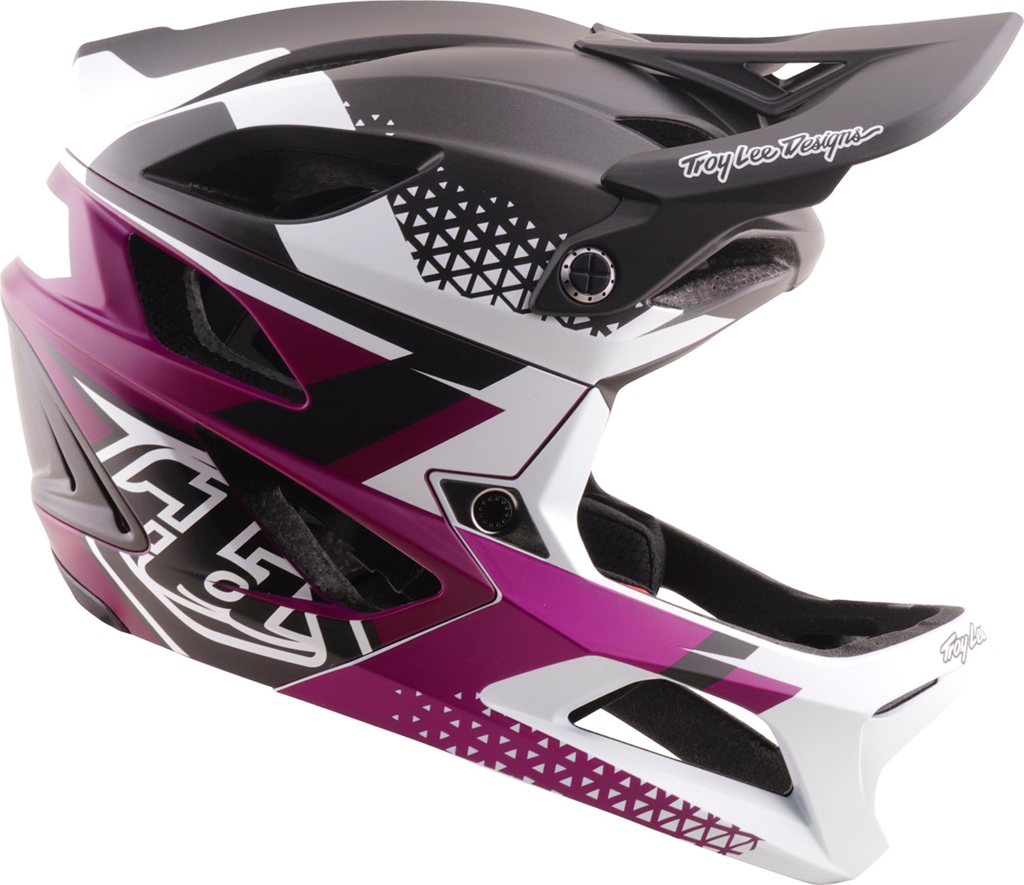 Troy Lee Designs Stage 2 MIPS Amper Enduro MTB-hjelm sort/hvid/fuchsia XL-XXL (60/63) Figur 3