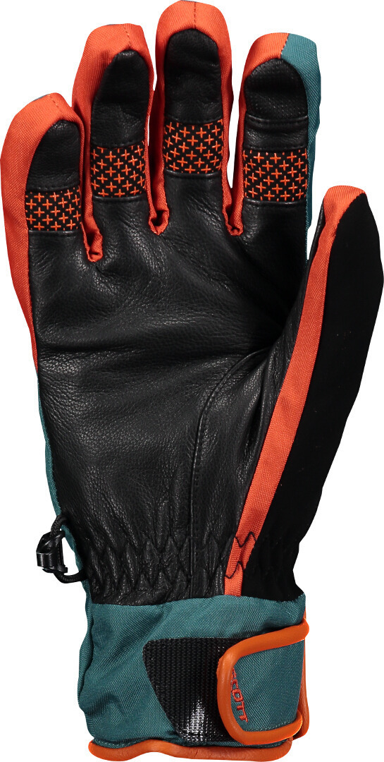 Scott Arctic GTX Snescooterhandsker orange/grøn L Figur 2