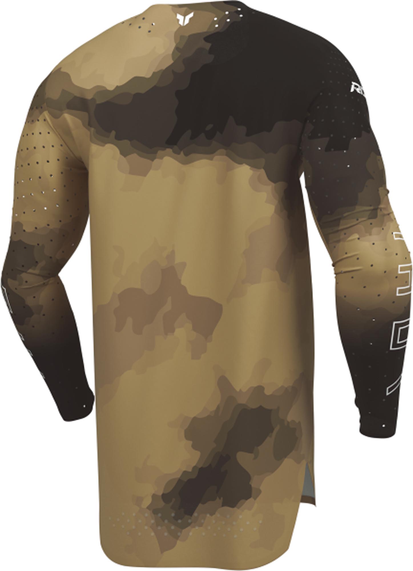 Thor Sportmode Carbon Motocrosstrøje Sort/kobber S Figur 2