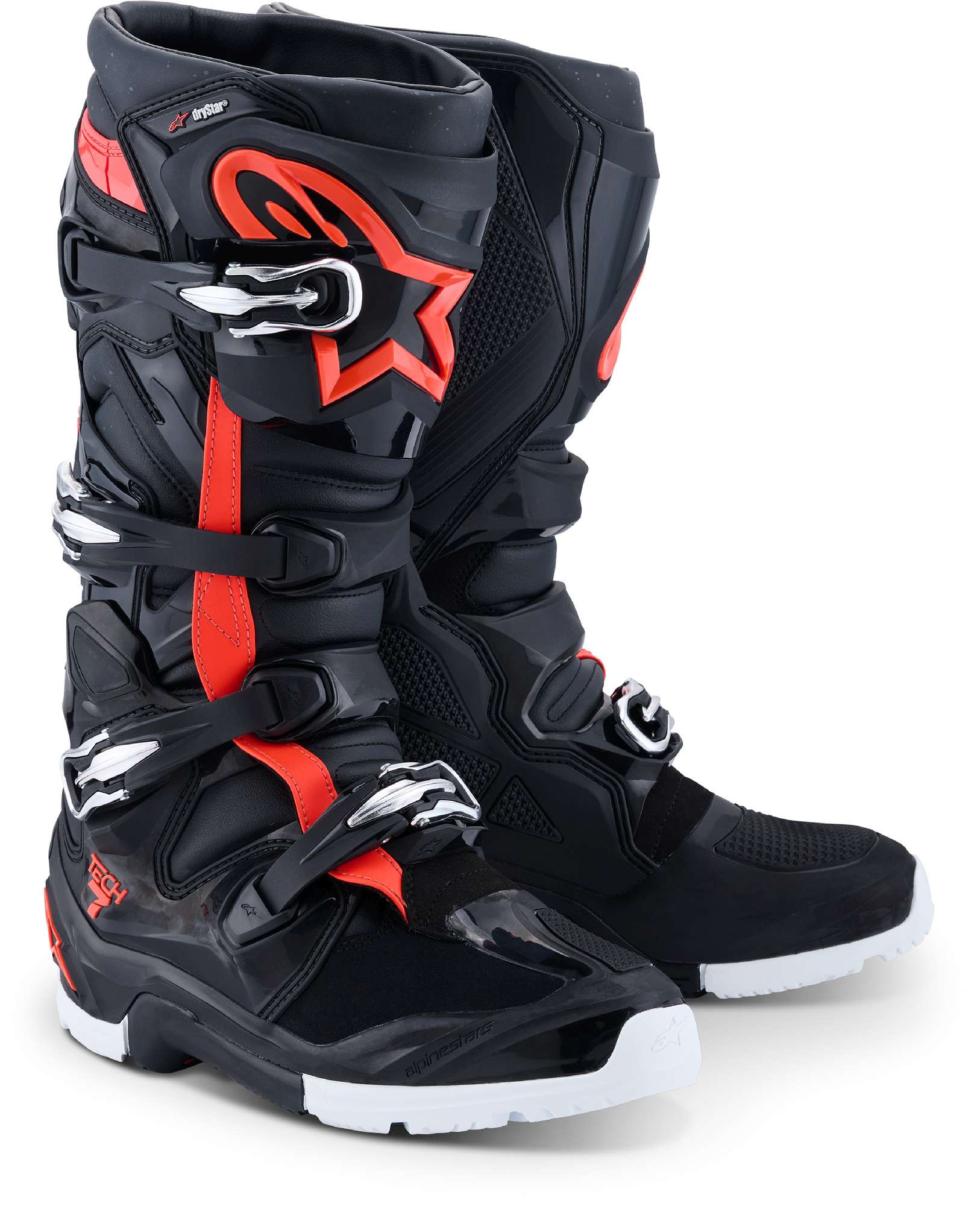 black/red/white