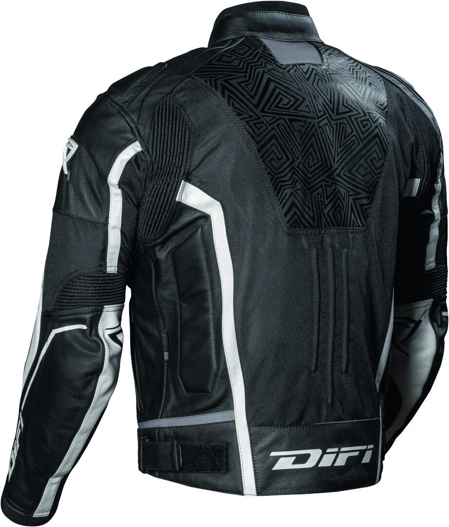DIFI Valencia Motorcycle Leather / Textile Jacket black/white 50 Figure 2