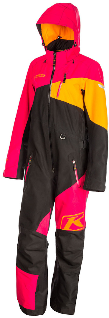 Klim Ripsa Abito da neve da donna monopezzo rosa Short L Figura 1