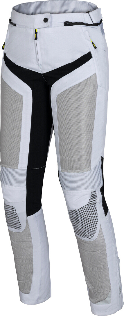 IXS Trigonis-Air Pantaloni textile pentru motociclete pentru doamne Gri deschis/negru L Figura 1