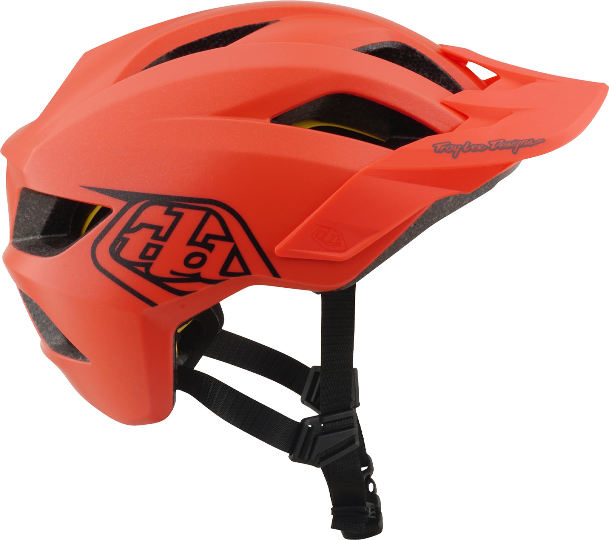 Troy Lee Designs Mips Flowline Point Casco per biciclette giovanili Red Matt 48-53 cm Figura 3