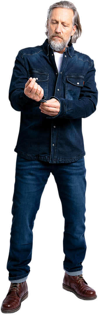 John Doe Ironhead Mechanix XTM Džíny tmavě modrá 30 L30 Obrázek 11