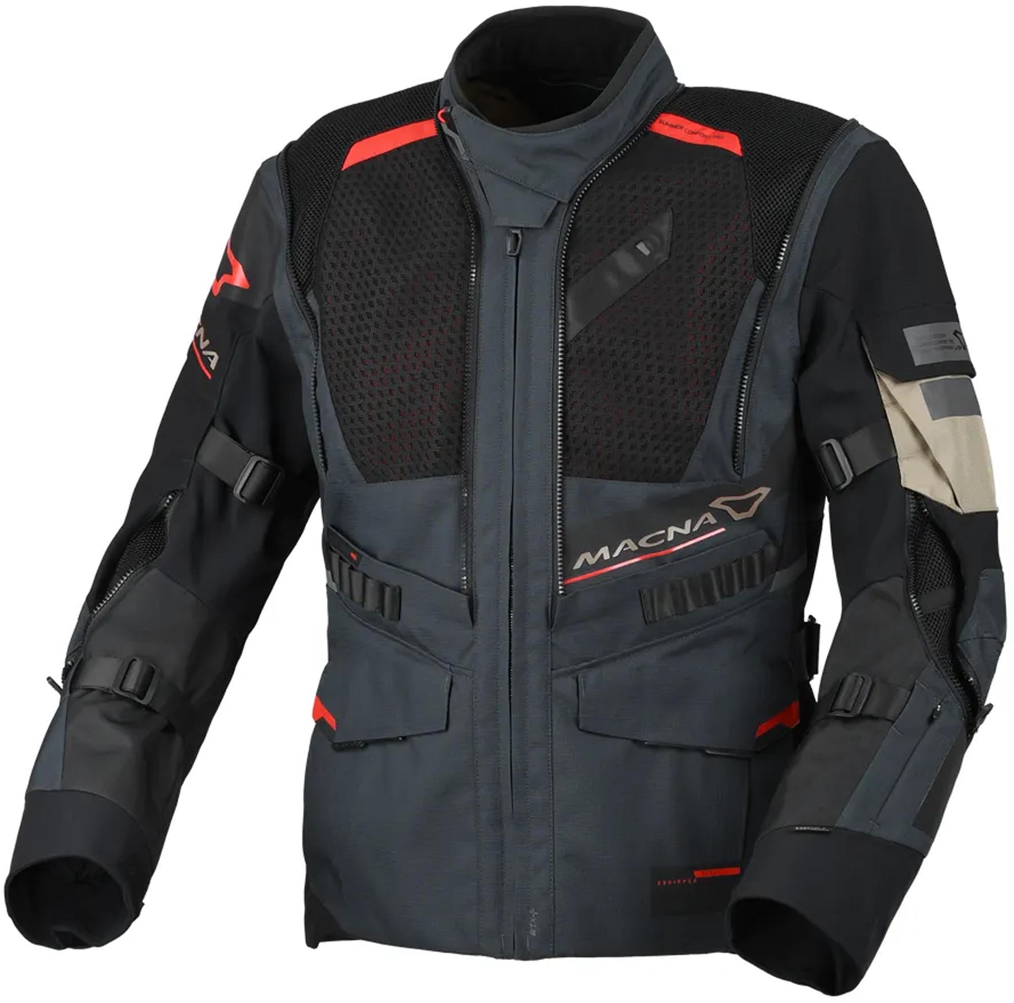 Macna Flexodus waterproof Motorcycle Textile Jacket blue/black M Figure 3
