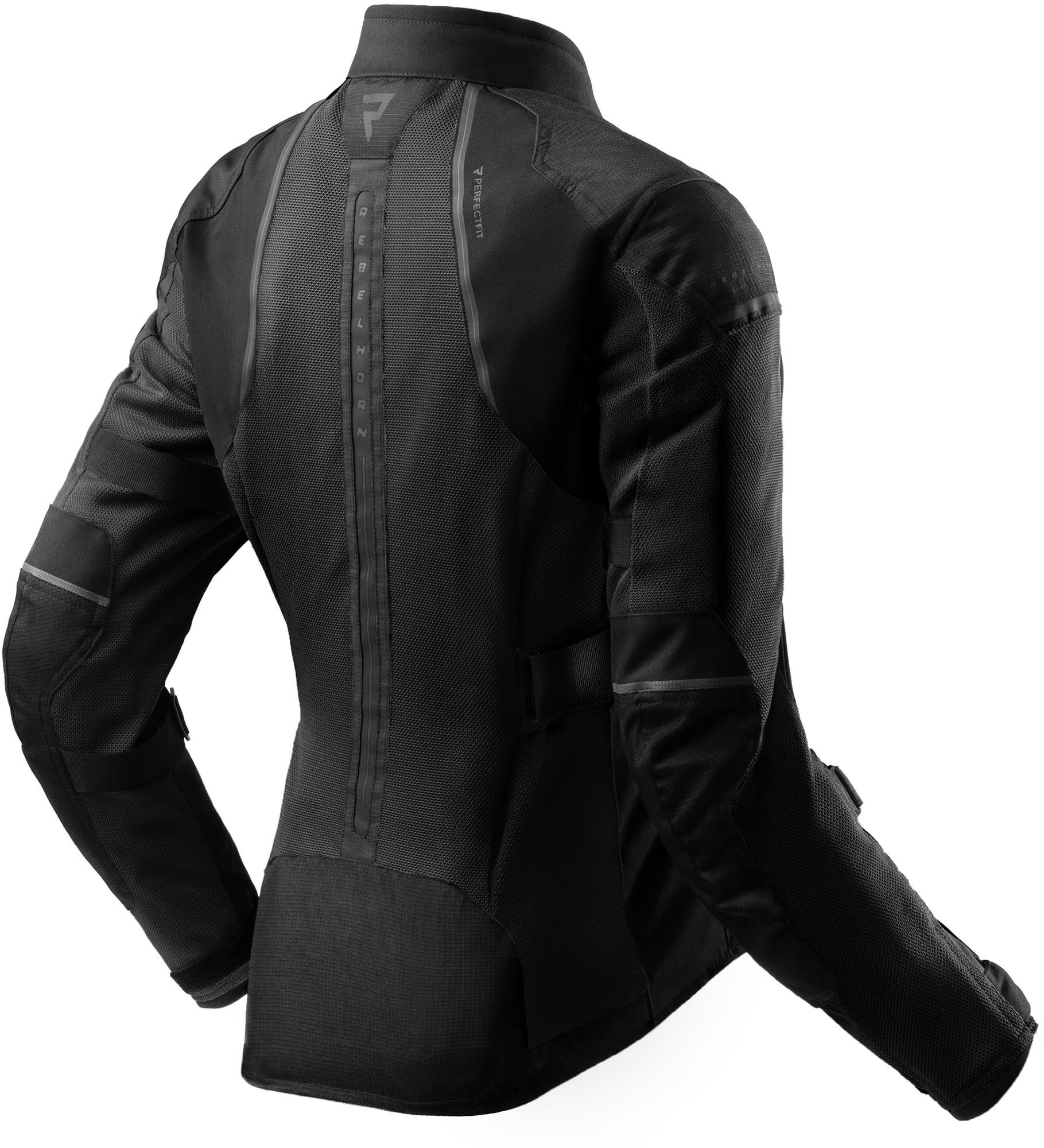 Side view of Rebelhorn Scandal 3 Ladies Motorcycle Textile Jacket