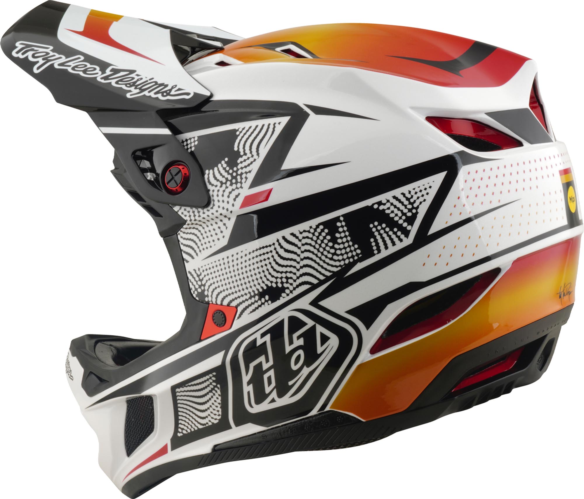 Troy Lee Designs D4 Composite MIPS Lined Up Casco per discesa M (57/58) Figura 4