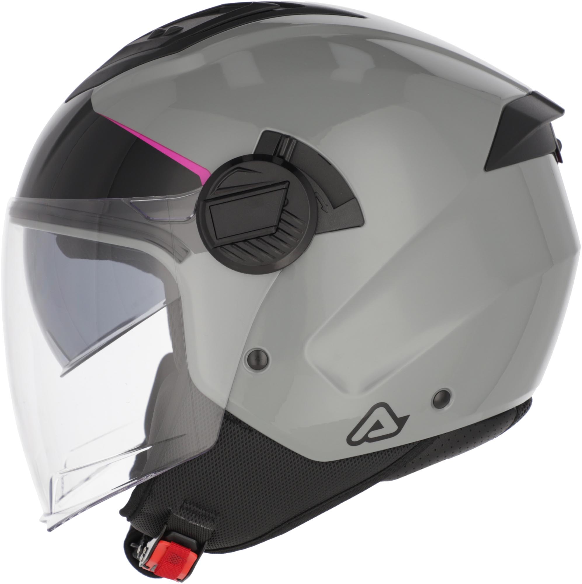 Acerbis Levante Logo Jet Helmet grey/hotpink L (59/60) Figure 3