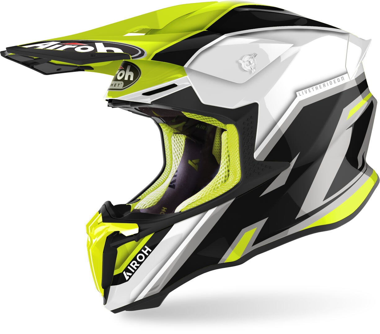 Airoh Twist 2.0 Shaken Motocross Helmet yellow L (59/60) Figure 1