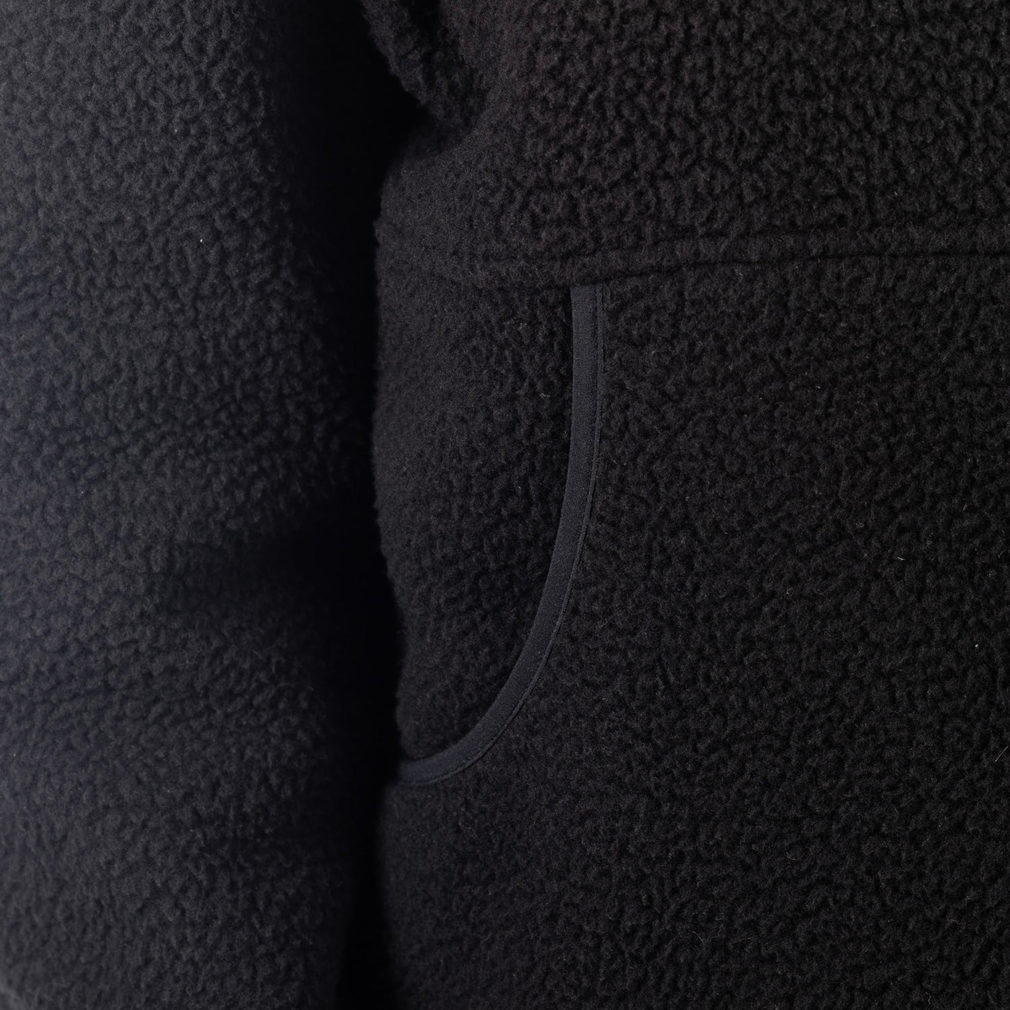 Klim Sira High Pile Γυναικείο Fleece Φούτερ με Κουκούλα Μαύρο 2ΧΛ Γράφημα 8