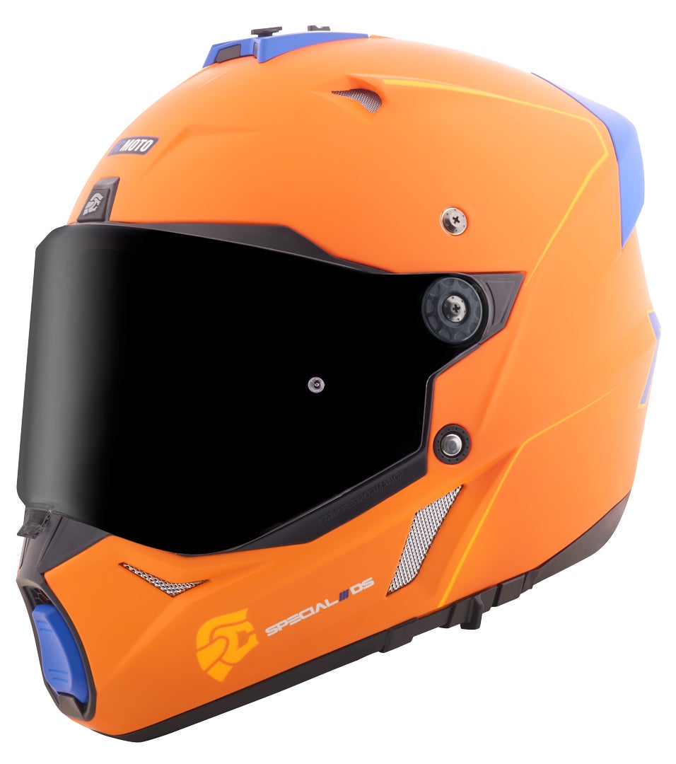 FC-Moto Merkur Pro Straight Enduro Helmet orange matt L Figure 3