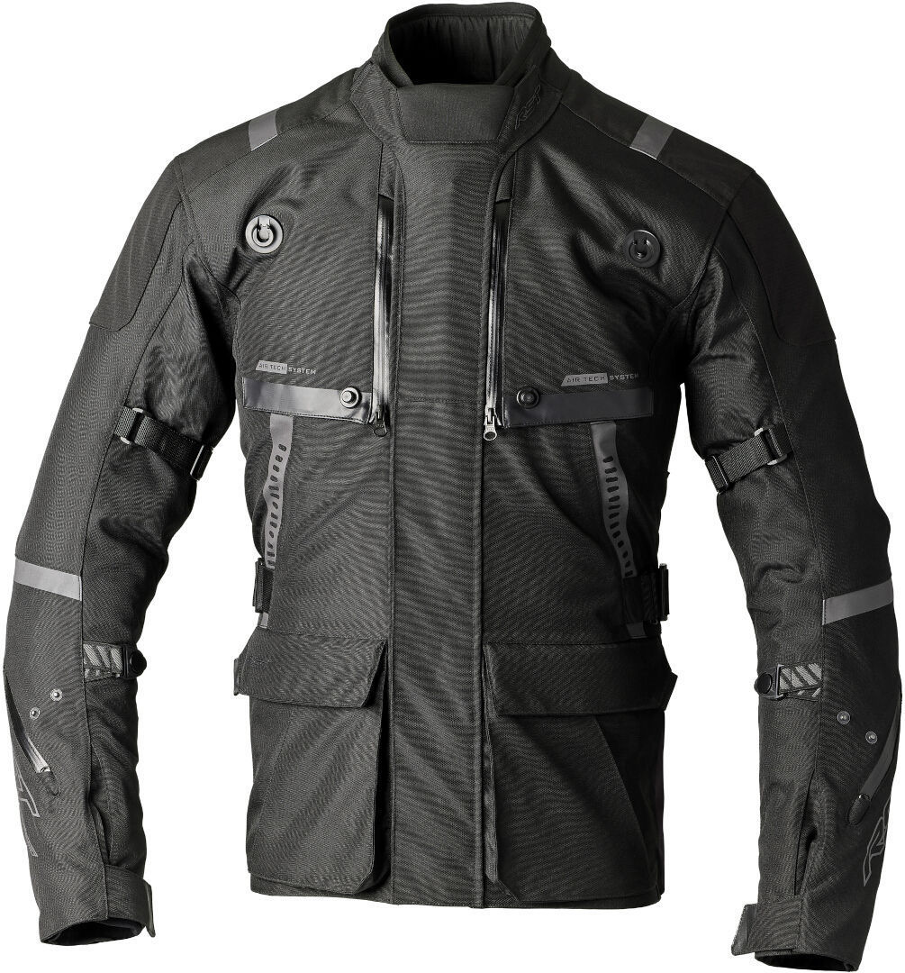RST Pro Series Vulcan Motorrad Textil Jacke schwarz/schwarz 4XL Abbildung 1