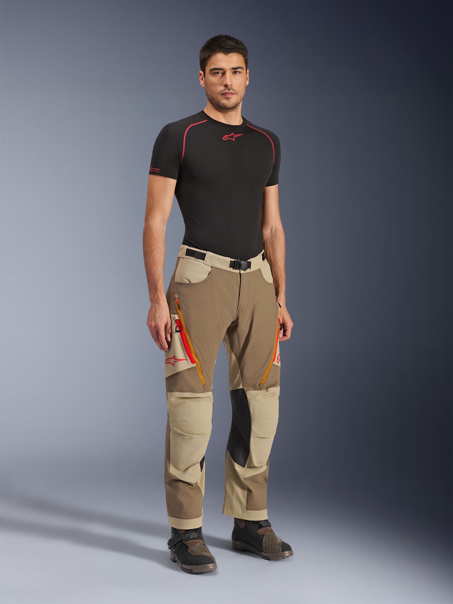 Alpinestars Maxdura Dual Motorcycle Textile Pants brown/grey 34 Figure 6