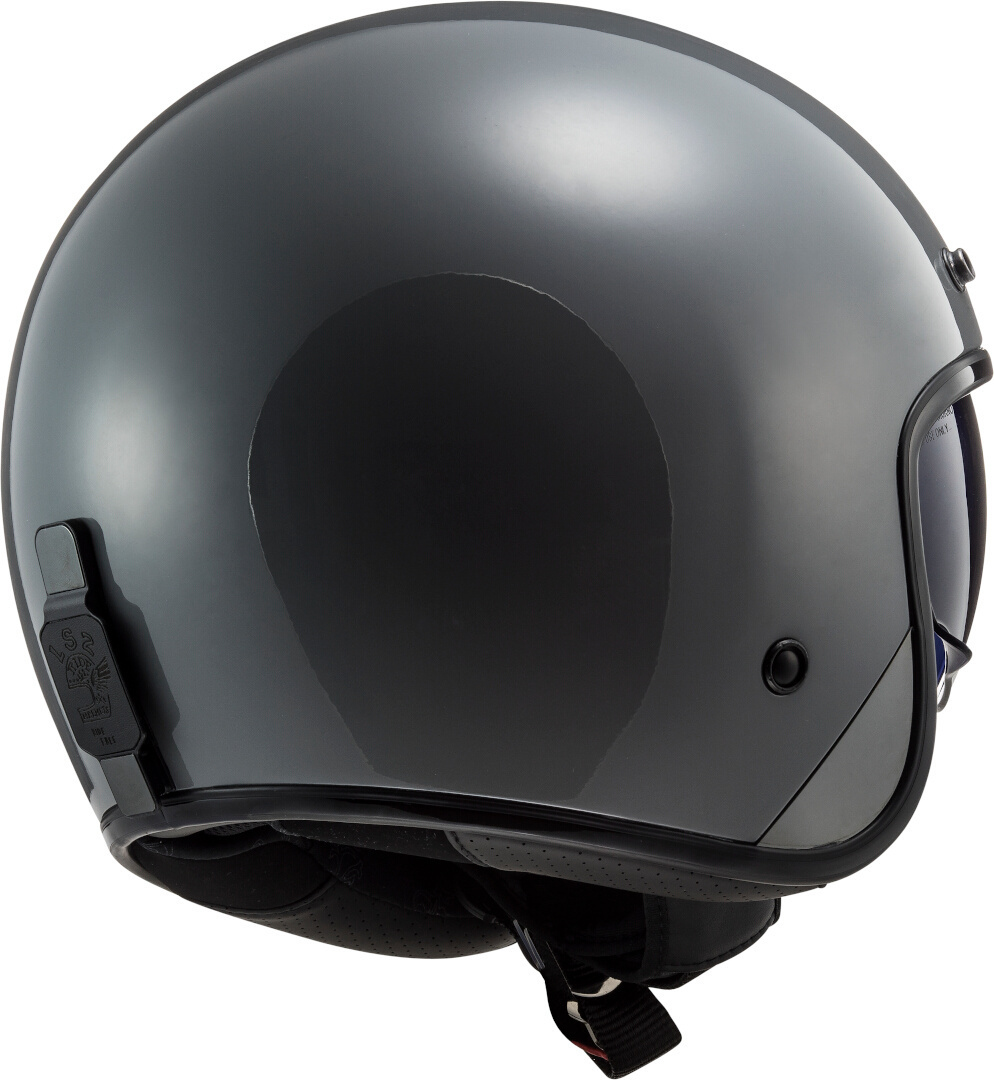 LS2 OF601 Bob Solid Jet Helmet grey L (59/60) Figure 8