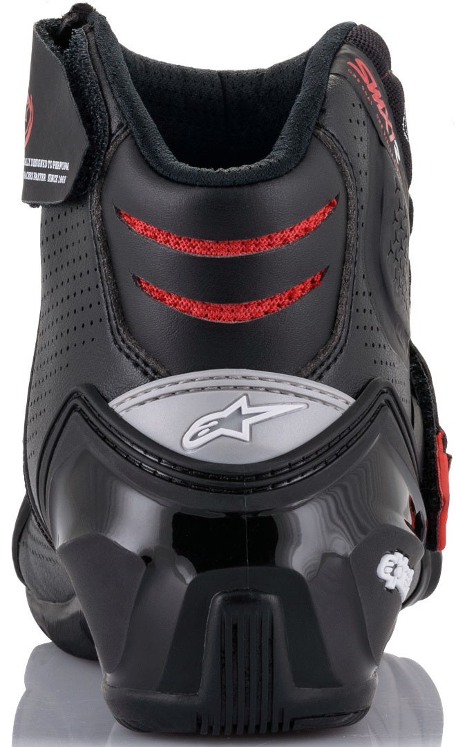 Alpinestars SM-1 R V2 Vented Motorcykel sko sort/rød 45 Figur 4