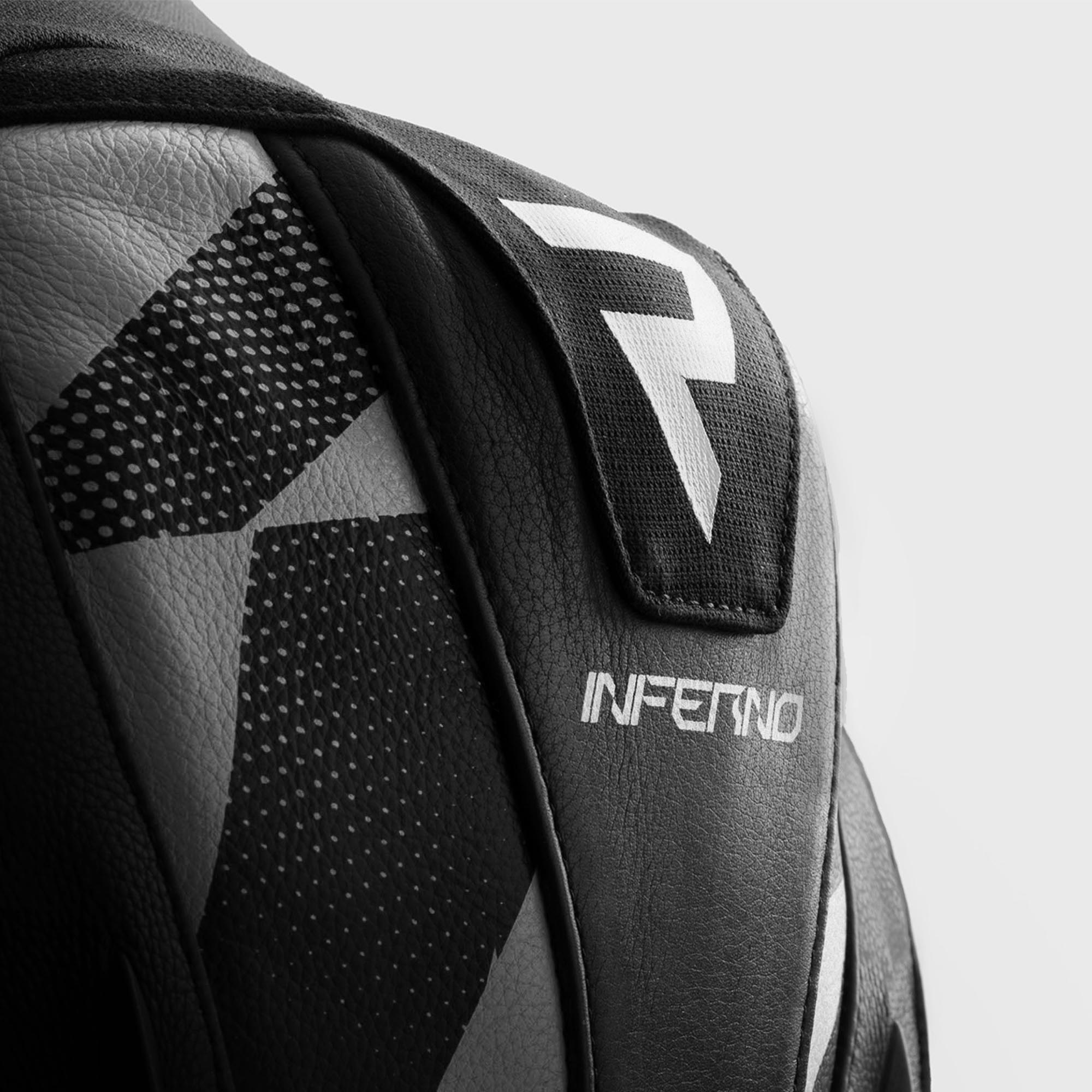 Side view of Rebelhorn Inferno Motorcycle Leather Jacket