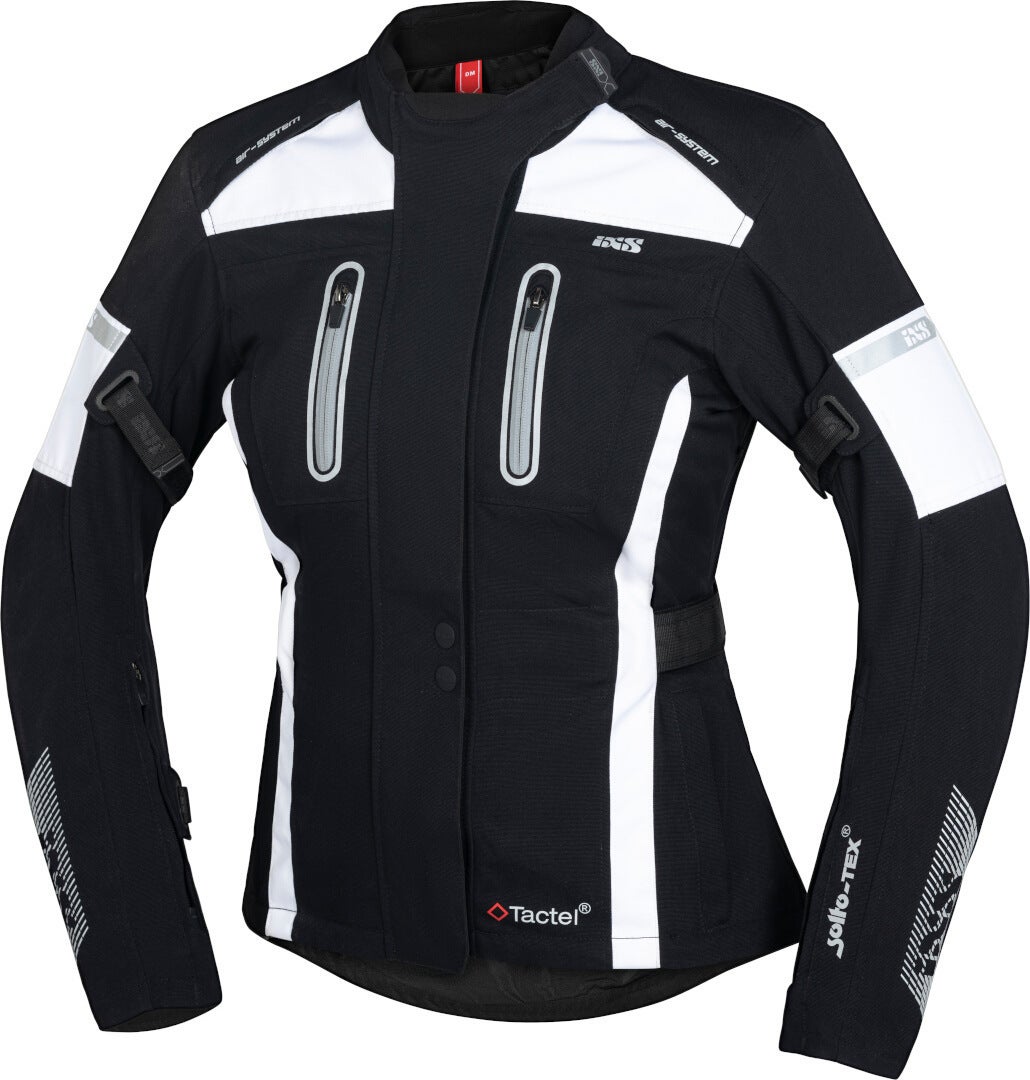 IXS Tour Pacora-ST Veste textile de moto de dames Noir/Blanc M Figure 1